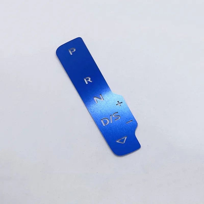 Audi A3 8V Gear Shift Panel Metal Trim Sticker