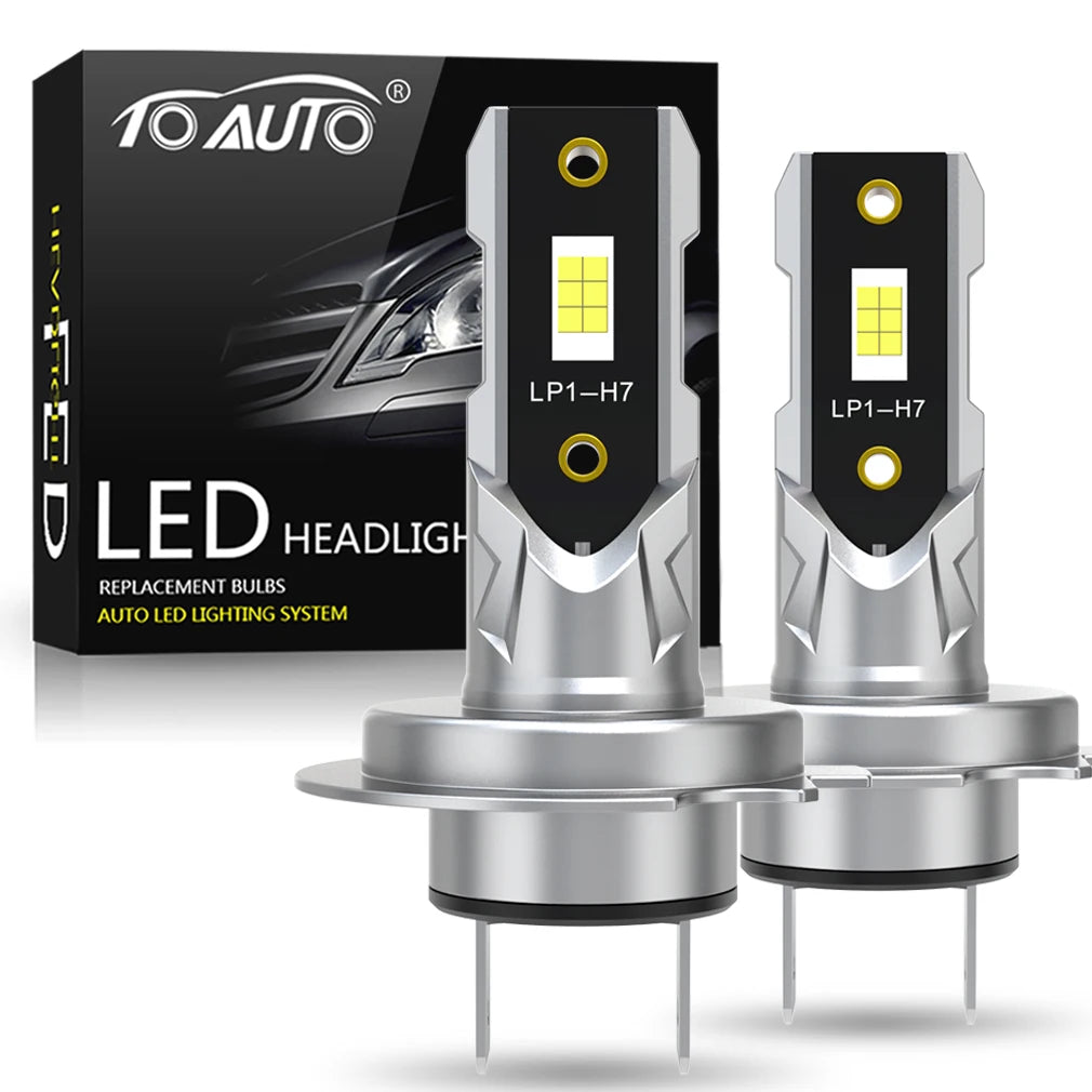 H7 LED Headlight Bulb Set