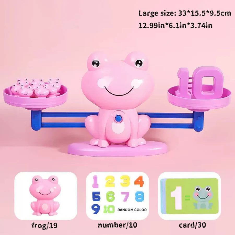 Frog Balance Scale Maths Activity Toy