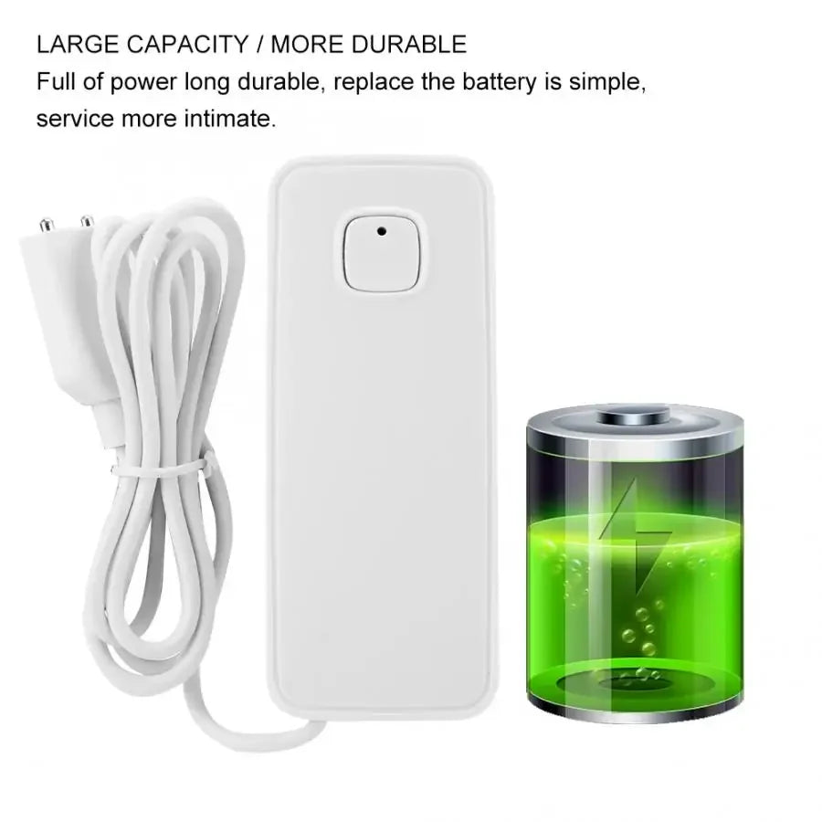 WiFi Water Leak Alarm with Tuya App Alerts