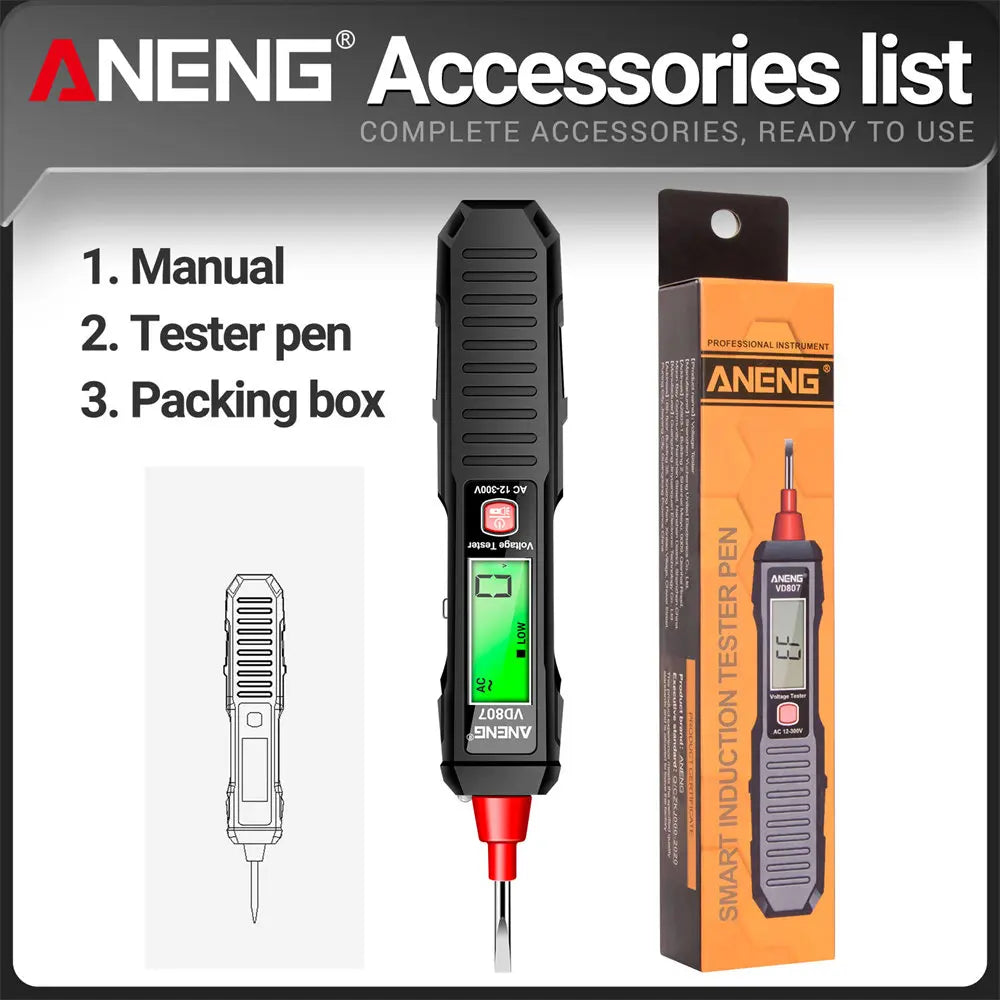 VD807 Digital AC Voltage Indicator Pen