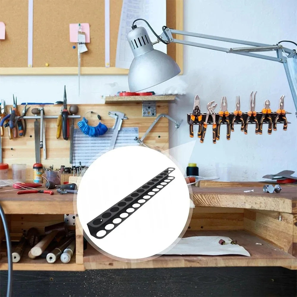 Wall-Mounted Hand Tool Organizer