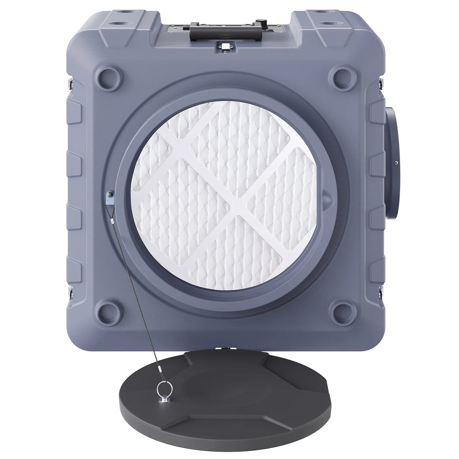 3-trins luftrenser med HEPA-filter og 550 CFM negativ luftmaskine