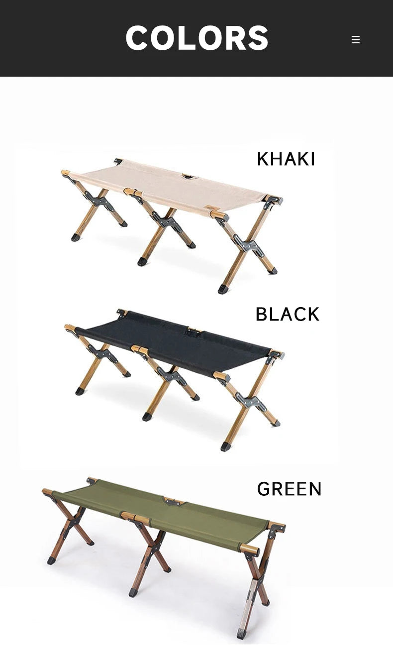 Double Camping Stool for Two | Lightweight Folding Outdoor Seat