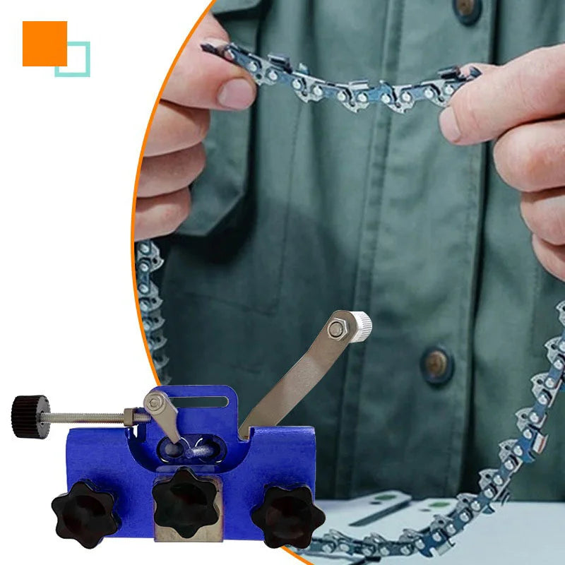 Portable Chain Saw Sharpeners Chainsaw Chain Sharpening Kit Woodworking with Grinding Stones Electric Chainsaw Grinder Tool