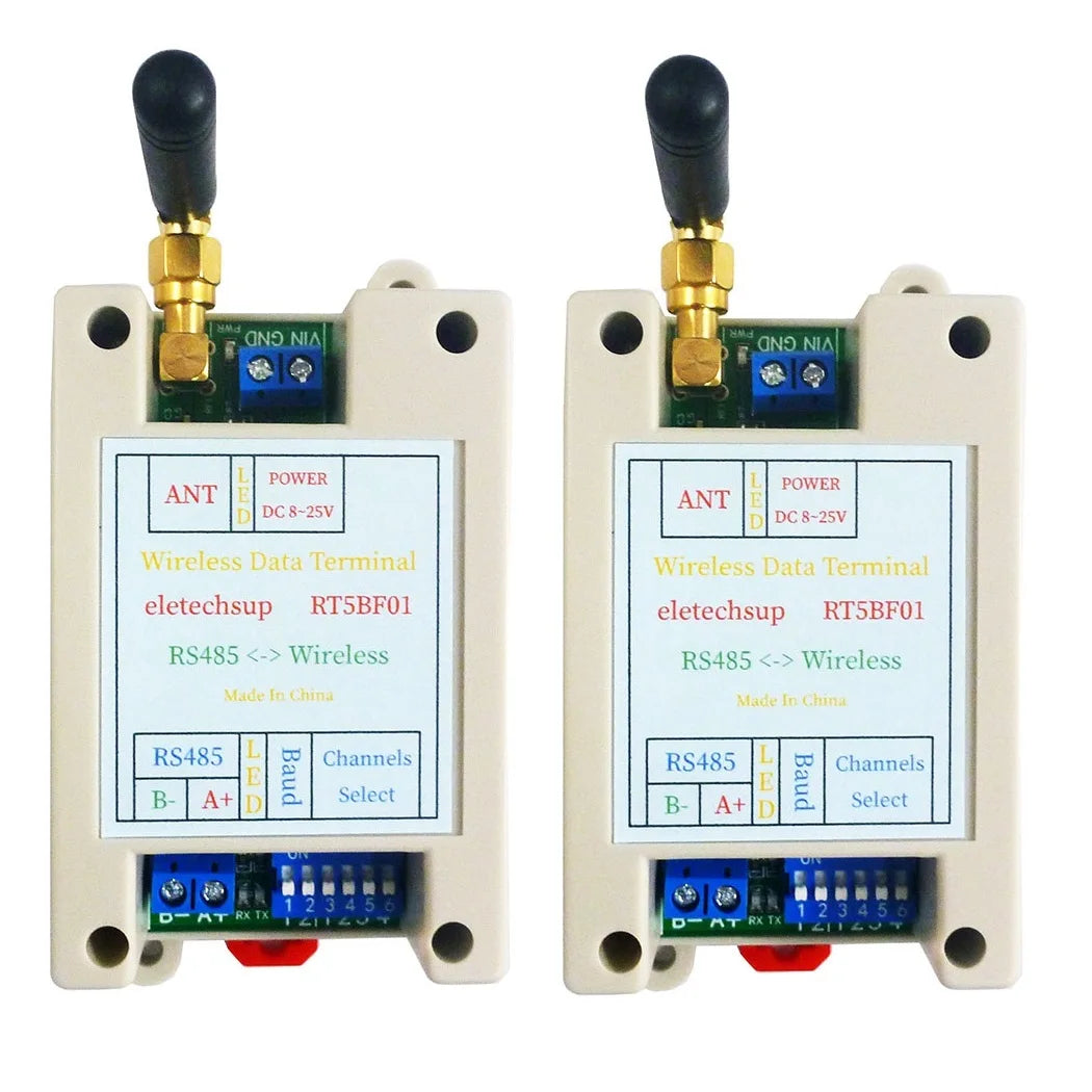 Par de Módulos Transceptores Sem Fio RS485