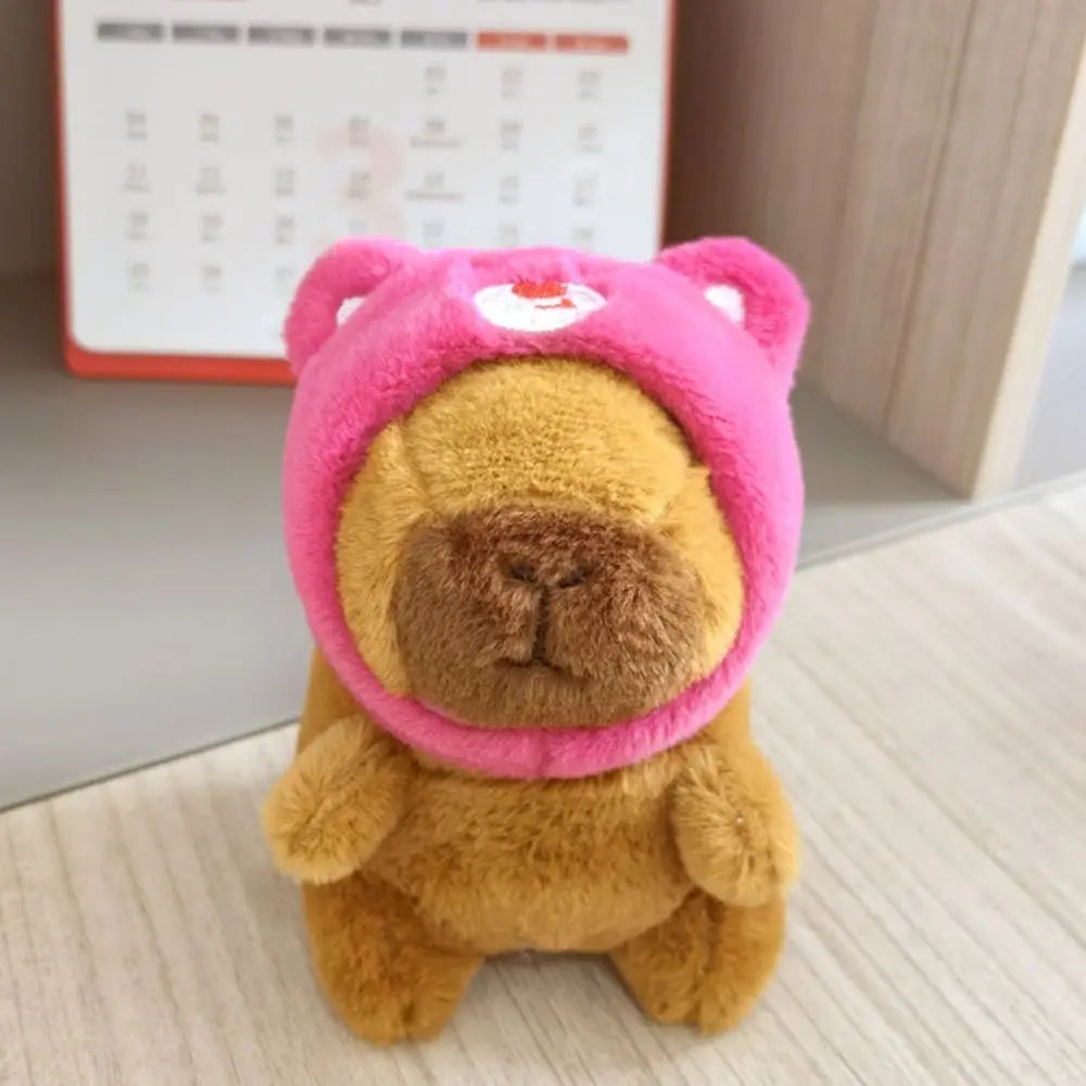 Cute Capybara Plush Toy Hoodie with Wings