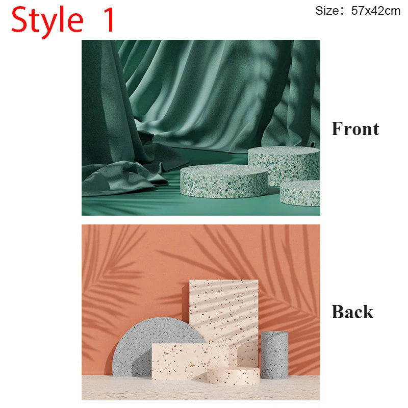 Double-Sided Photo Background Sheet, 57 × 42cm