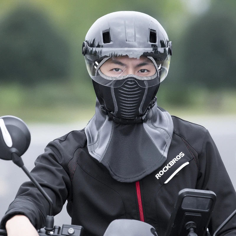 Vintertermisk fleecebalaklava hel ansikts skidmask vindskyddande huvudbonad