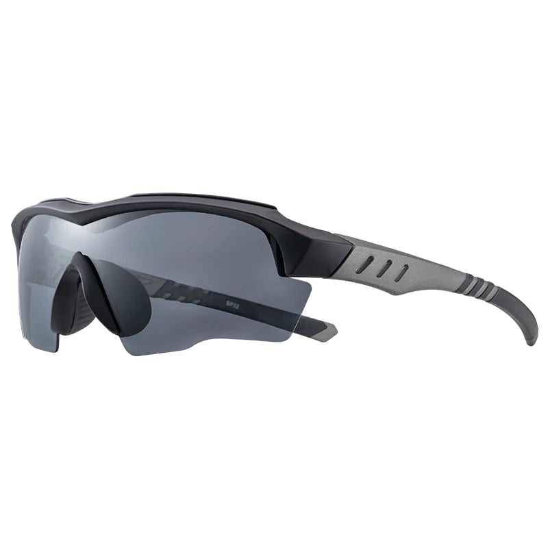 Polarized Cycling & Motorcycle Glasses with 3 Interchangeable Lenses