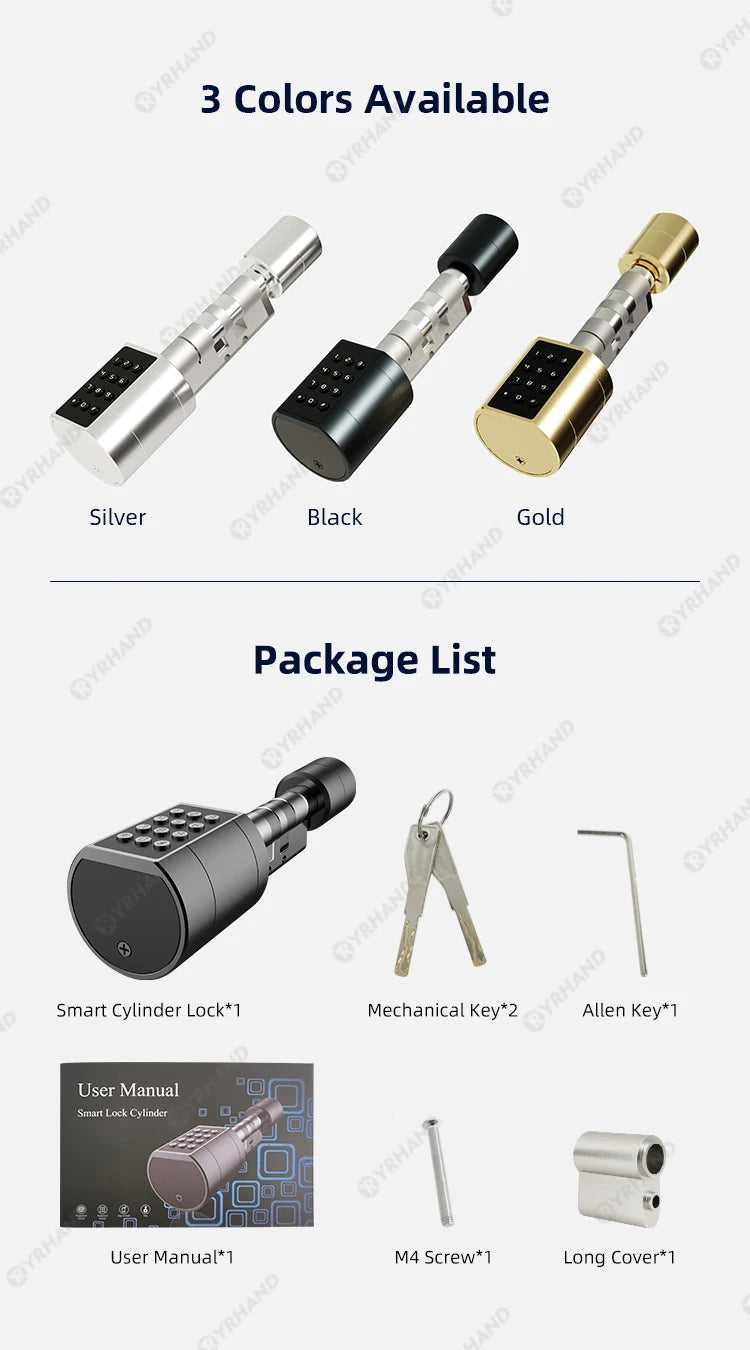 LVD11 Smart Euro-Cylinder Door Lock
