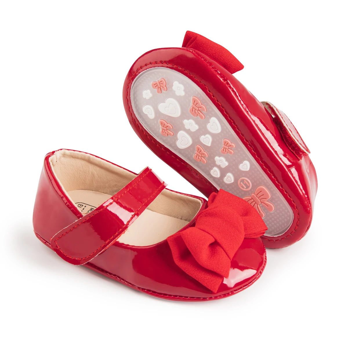 Baby Princess PU Toddler Shoes with Bow