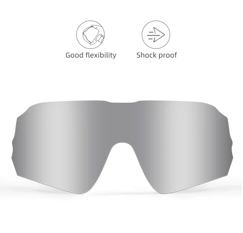 Occhiali da ciclismo ROCKBROS polarizzati MTB Strada UV400 Protezione solare per bicicletta Leggeri Unisex Attrezzatura sportiva per bici