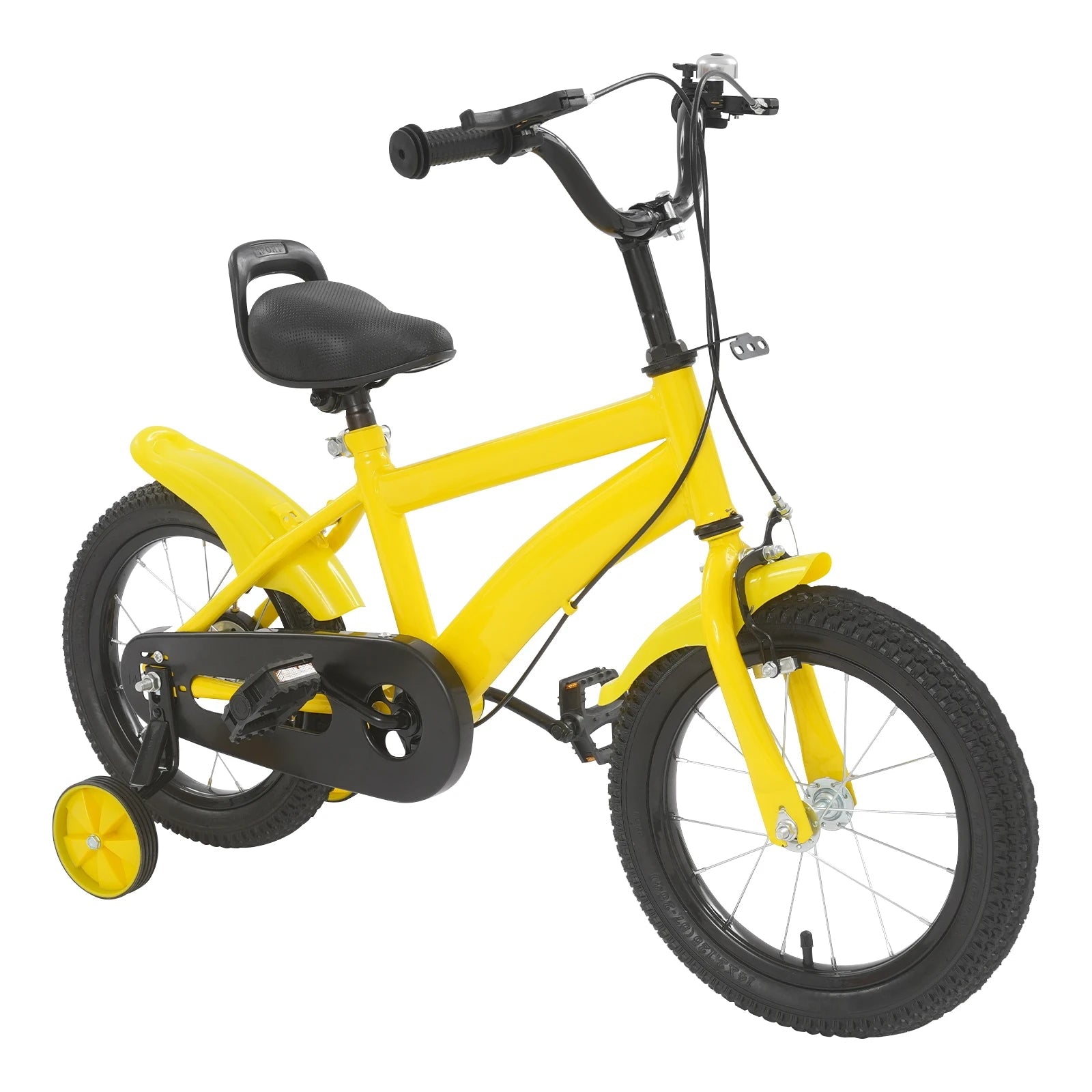 14'' Children's Learning Bicycle Kids Bike Adjustable Seat Dual Brakes for Children's Riding, Lessons, Recreation, or Exercise