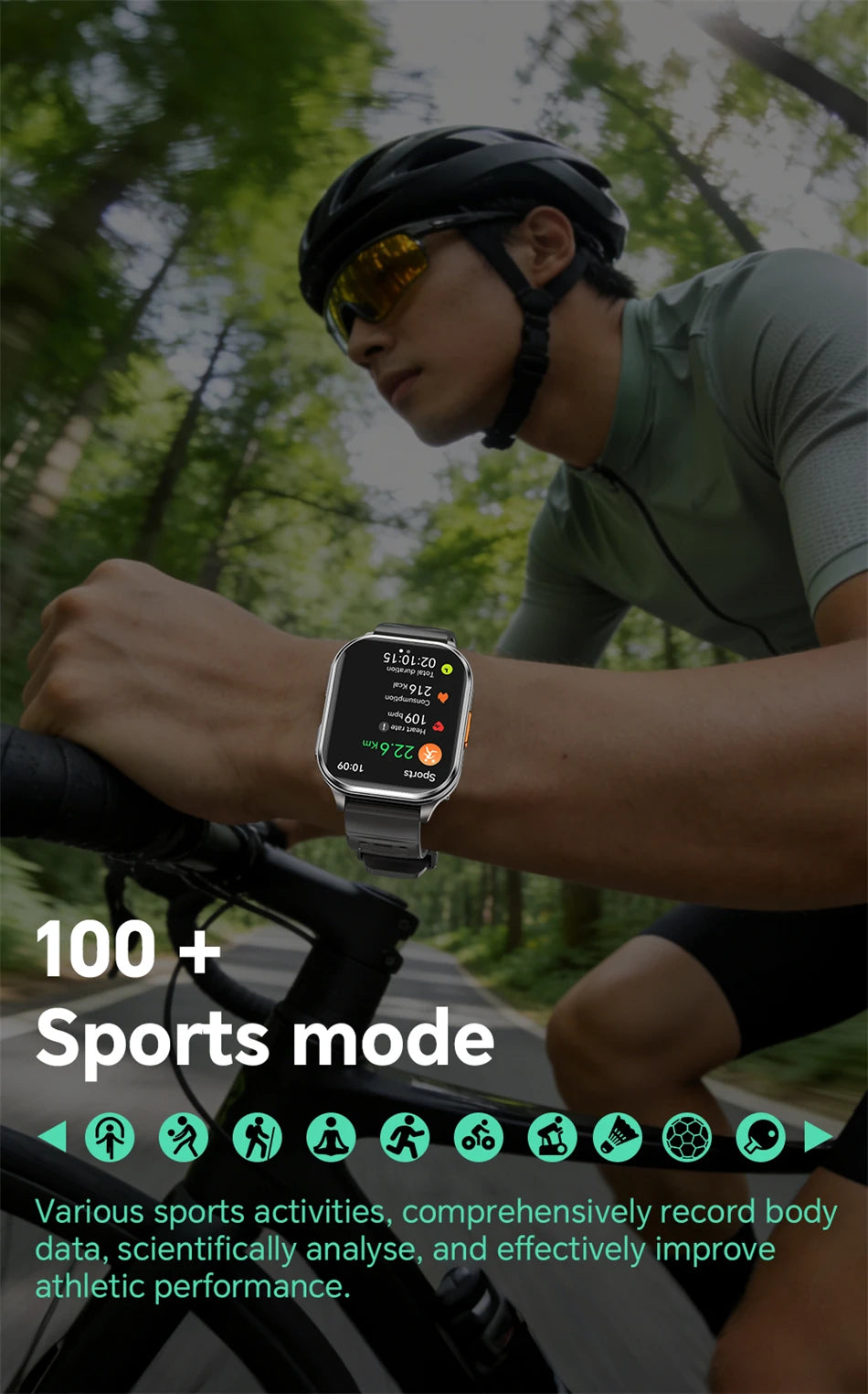 2026 Νew Smart Watch With Camera Men Women Photos Record Video Health Sports Fitness IP68 Waterproof Call Recording Smartwatches