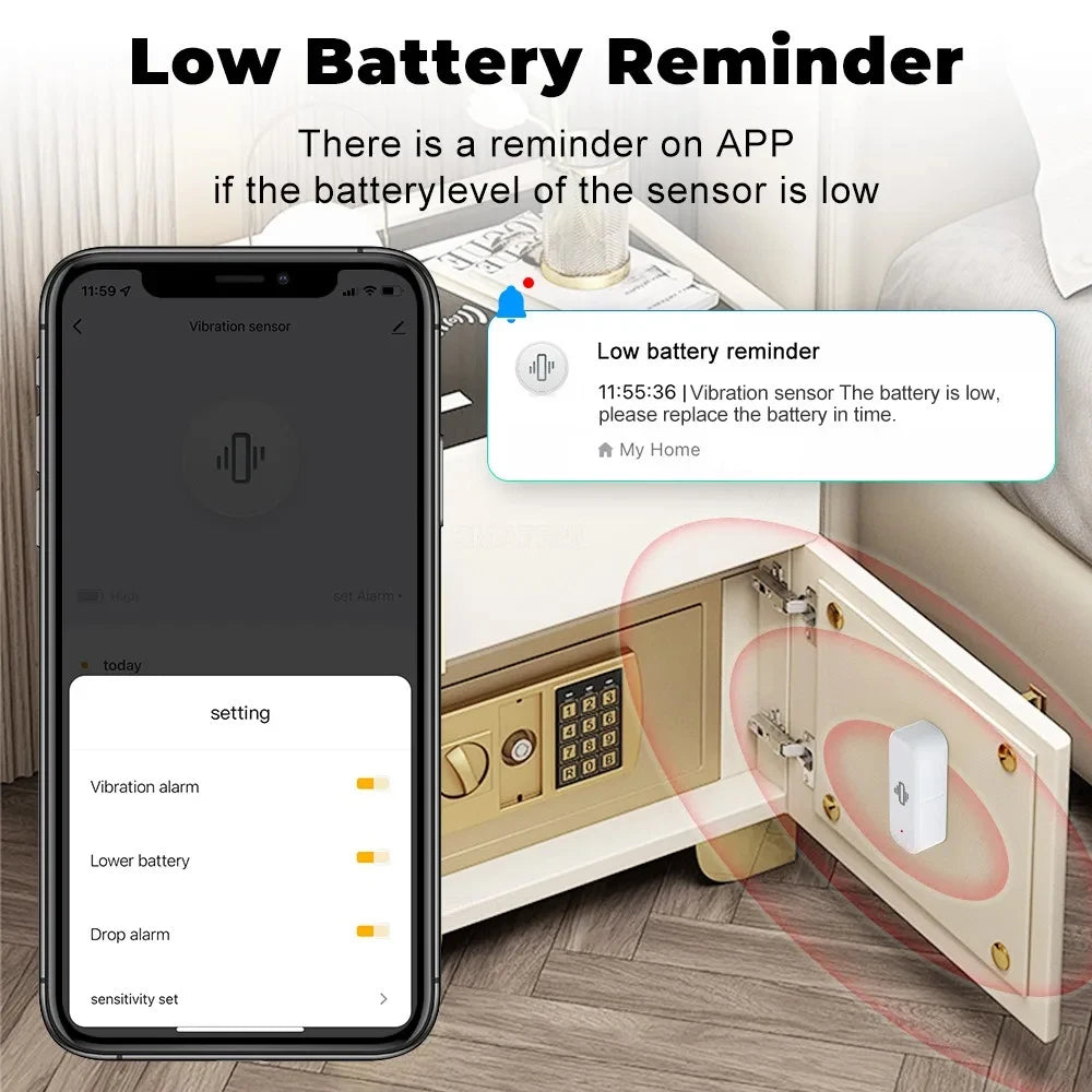 Zigbee Vibration Sensor for Zigbee2MQTT