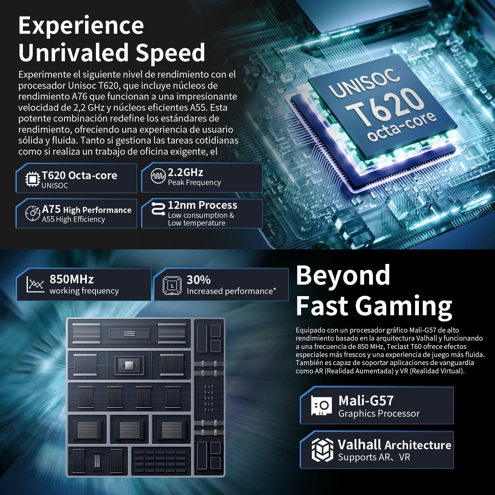 Teclast T60 12" Tablet Οθόνη 2K Android 14 T620 8-πύρηνος Μέγιστη 20GB RAM 256GB ROM 4G LTE τύπος C 8000mAh Γρήγορη Φόρτιση Widevine L1