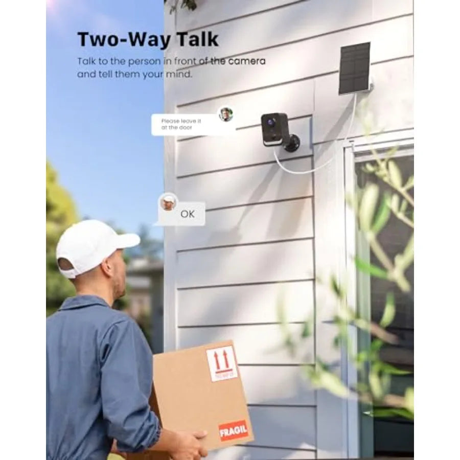 Wireless Outdoor Security Cameras for Solar-Powered Home Surveillance