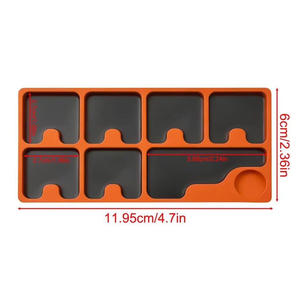Compartment Magnetic Parts Tray for Repair Bench Organisation