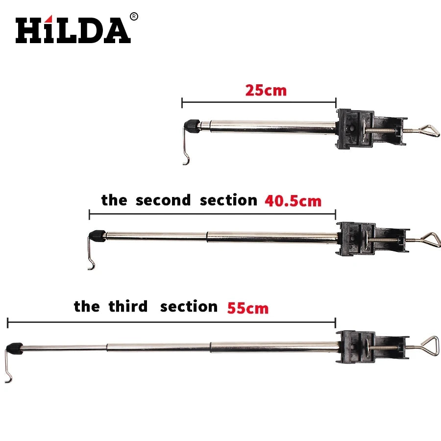 Adjustable Rotary-Tool Hanger with Bench Clamp
