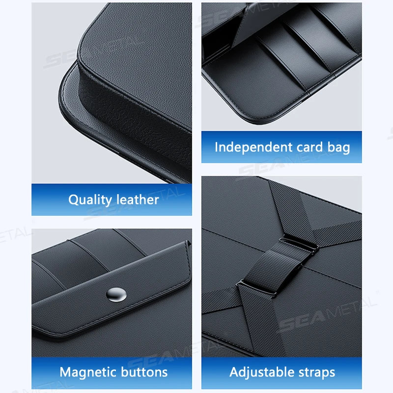 Car Sun Visor Organizer Multi-Pocket Storage Bag