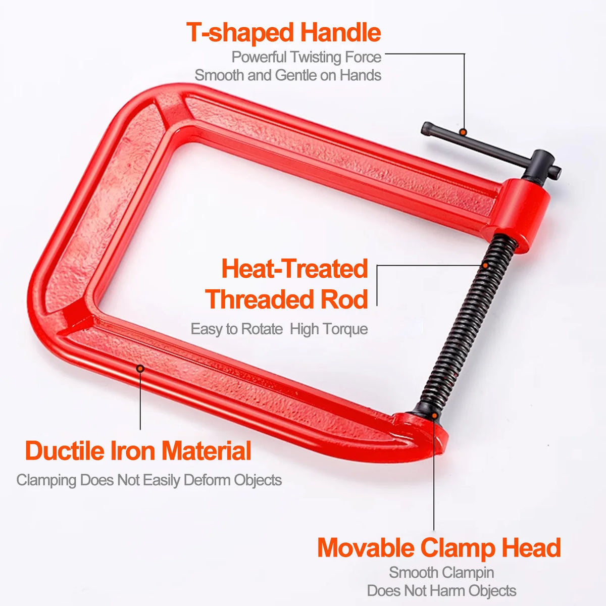 Deep-Reach C-Clamp - Size Options