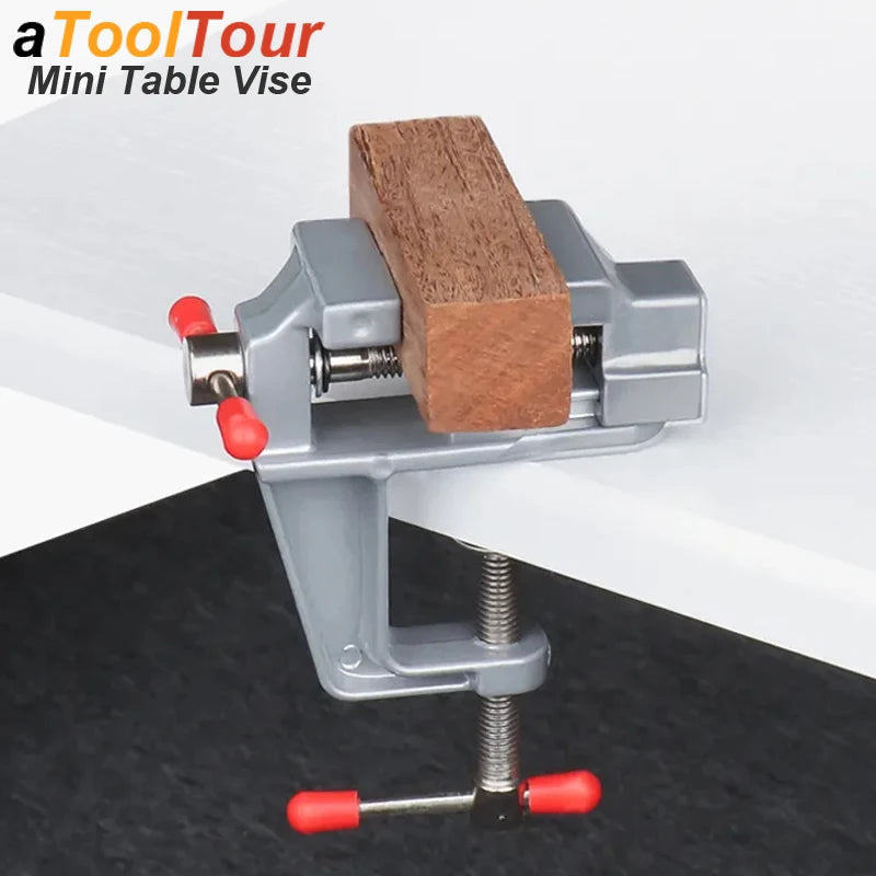 Mini Table-Clamp Bench Vise, 25mm Jaw Opening