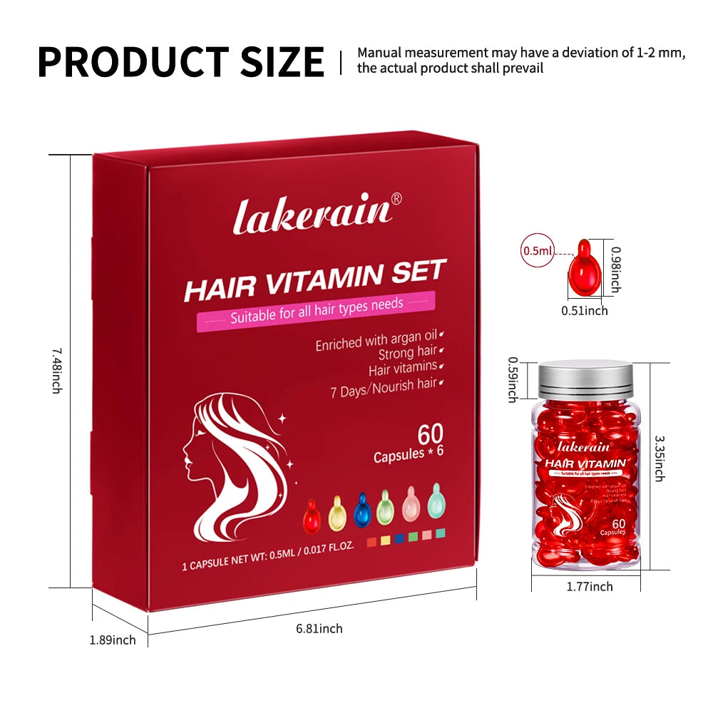 Vitamin Oil Hair Care Essence Capsules