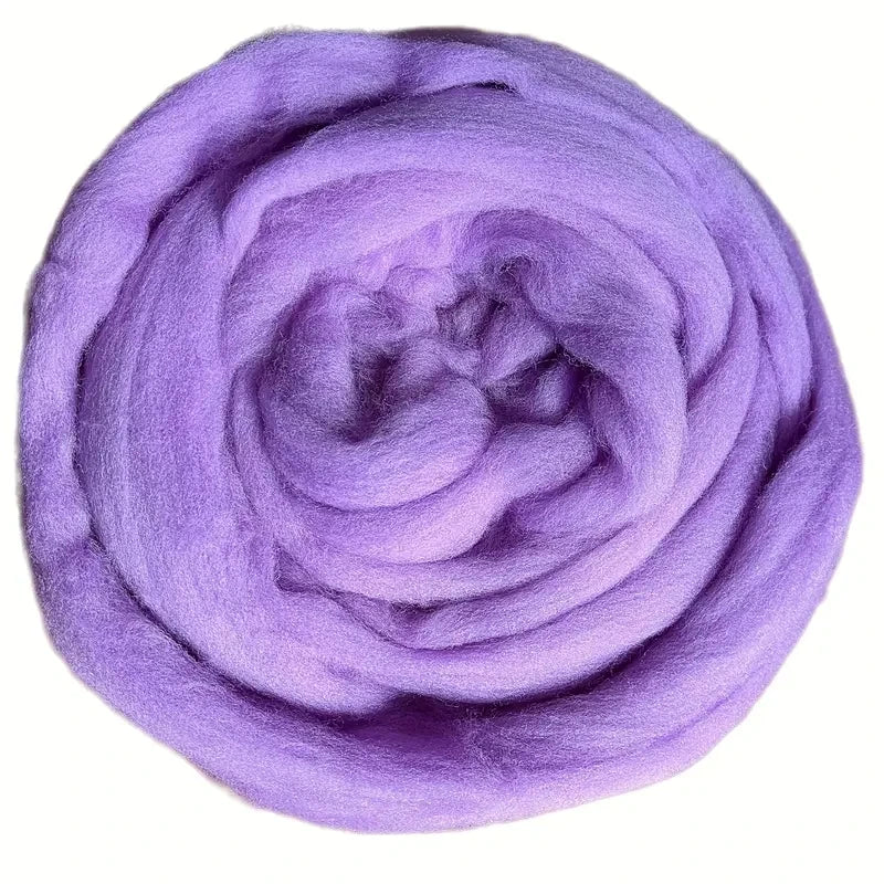 Wool Roving for Felting and Spinning, 100 g