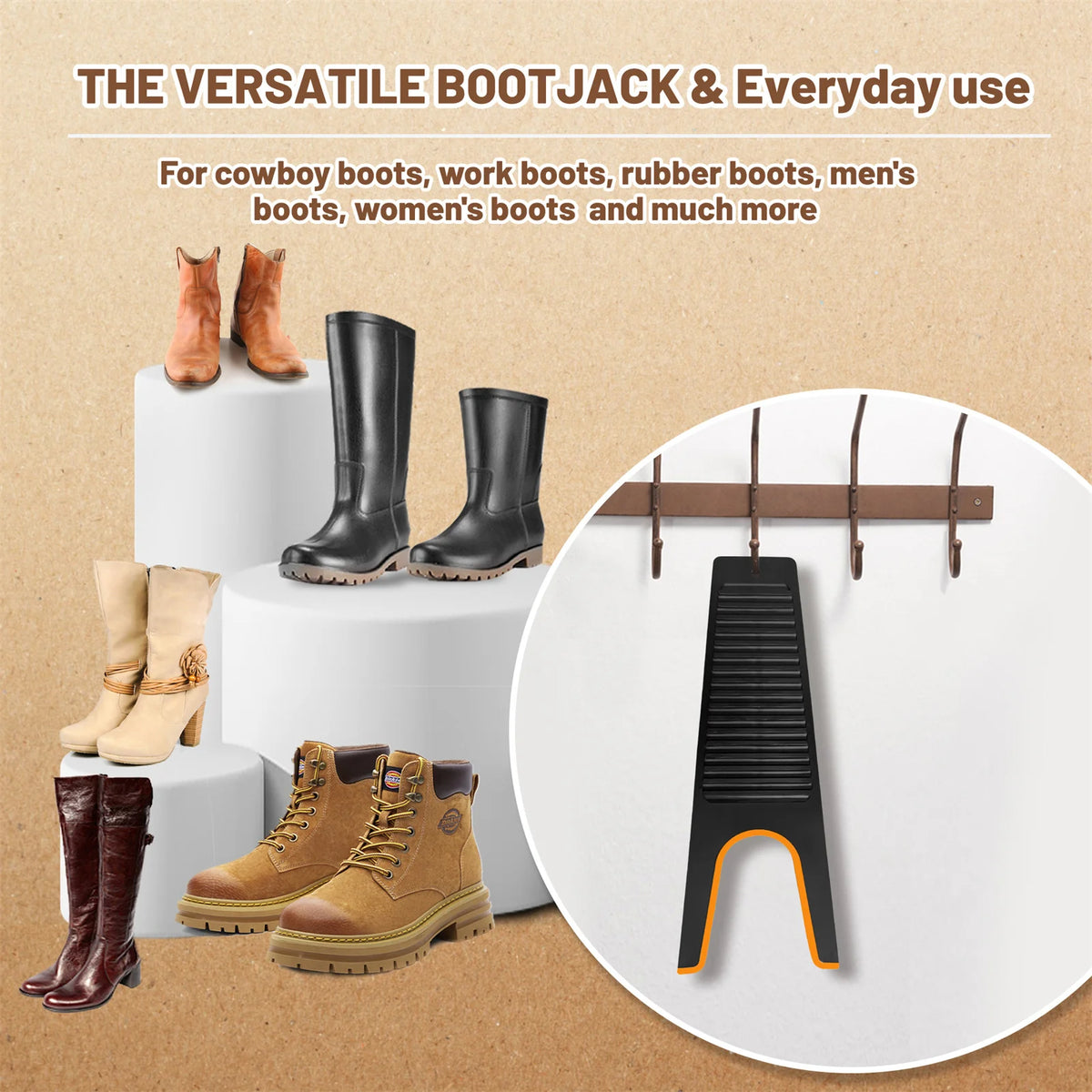Plastic Boot Jack for Boot Removal