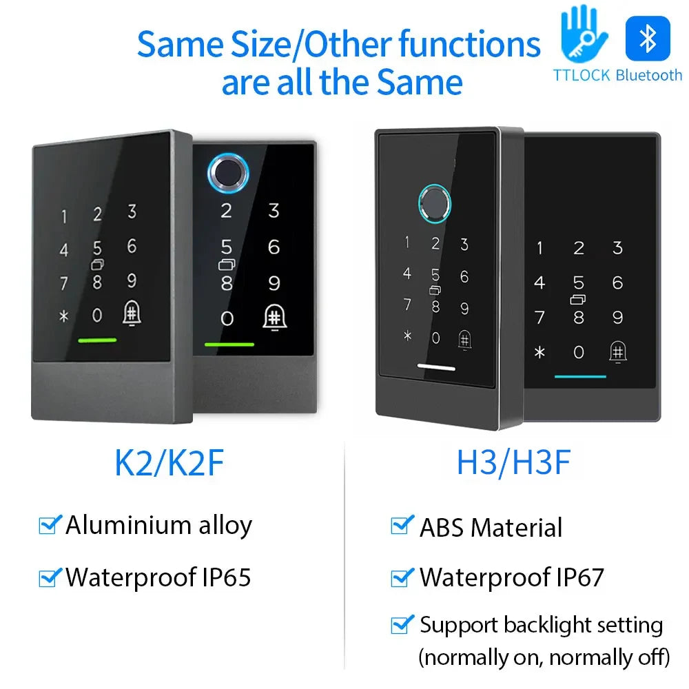 TTlock H3 Fingerprint Door Access Control System