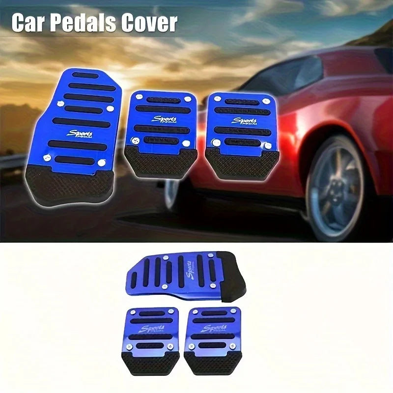 Conjunto de capas para pedais de automóvel com caixa de velocidades manual