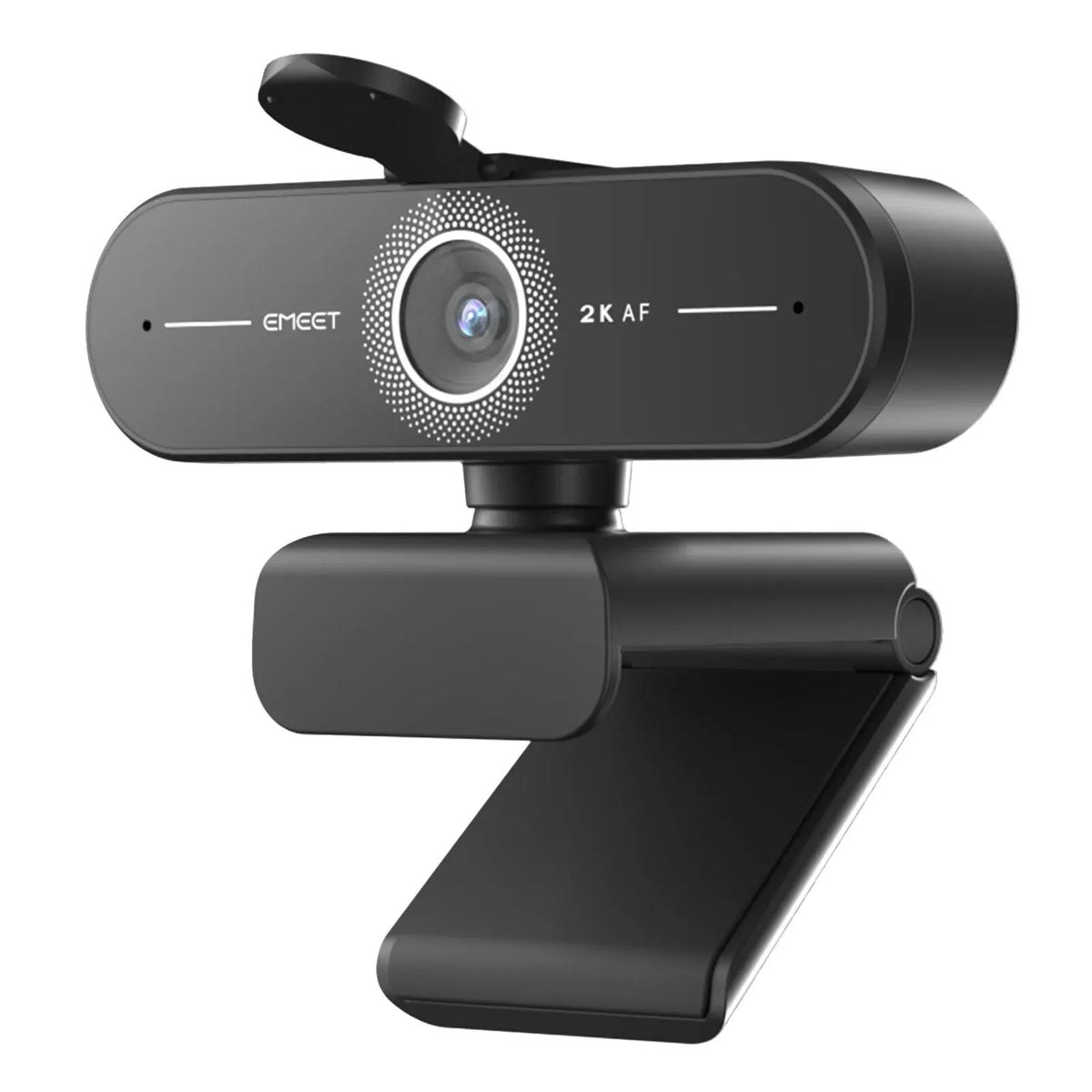 4K USB Webcam with Autofocus, Dual Microphones & Privacy Cover