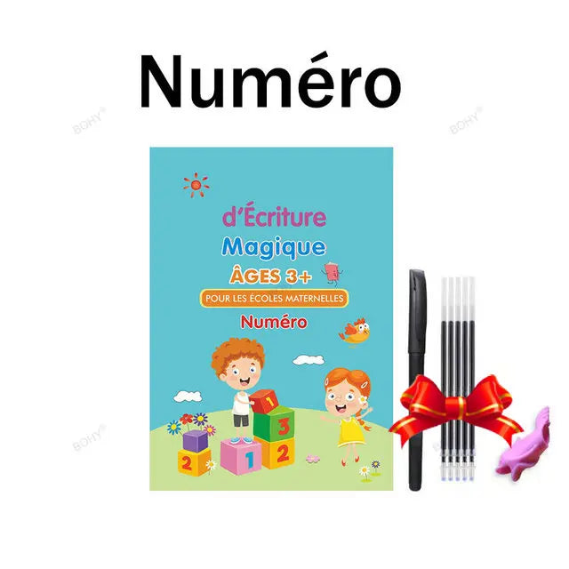 Grooved Handwriting Practice Books, Language Options