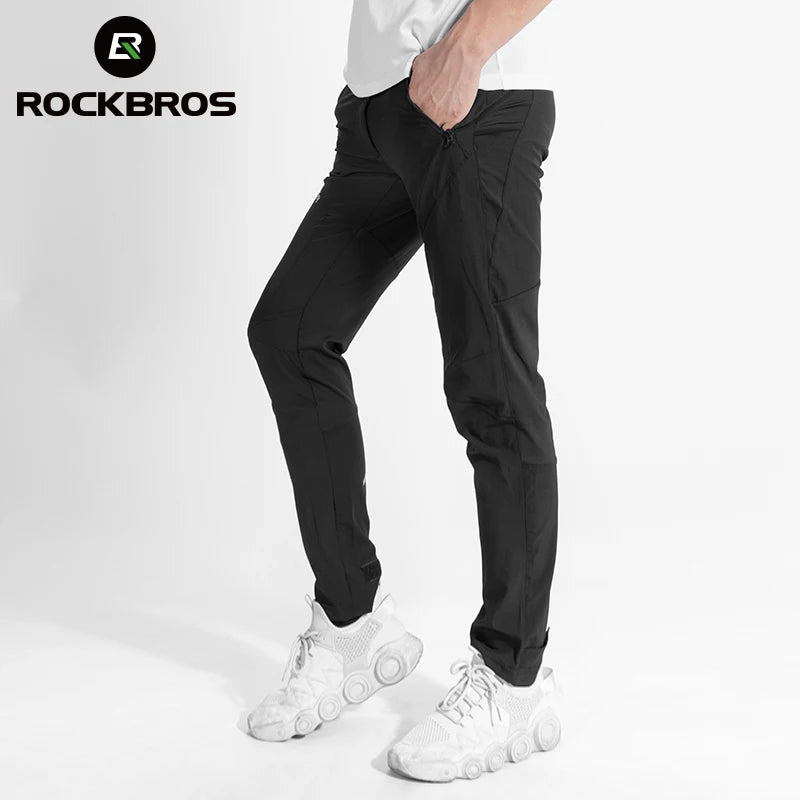 Men’s Cycling Pants with Elastic Waist and Stretch Fit