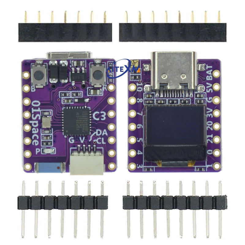 Mini Development Board, ESP32-C3 / S3 / RP2040