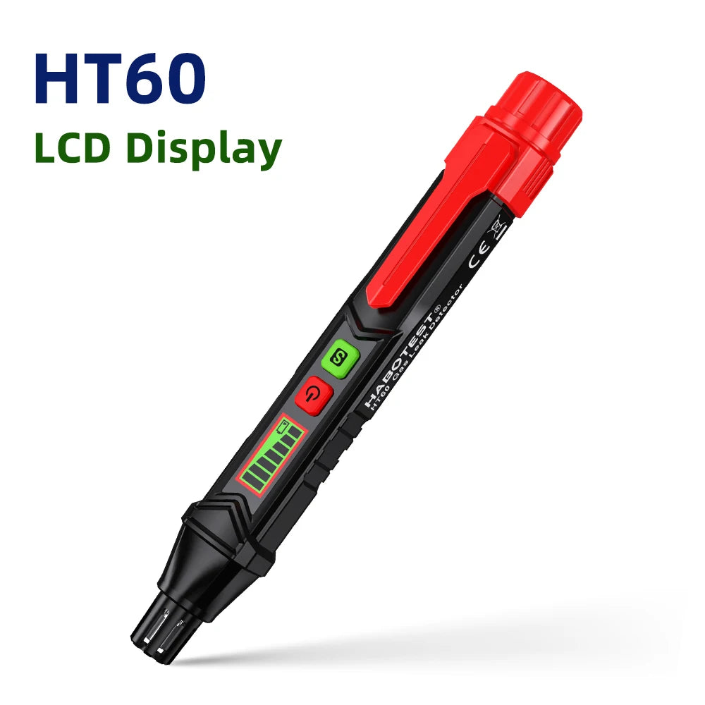 Natural Gas Leak Detector with Audible & Visual Alarm, Portable Gas Sniffer to Locate Combustible Sources Like Methane, Propane