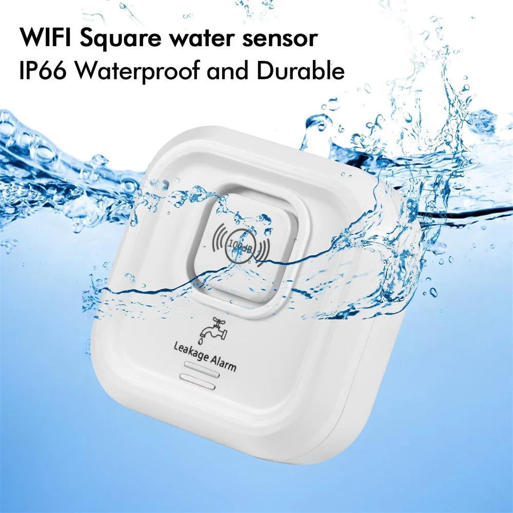 KERUI 100db Tuya Smart WIFI Water Leakage Alarm Detector Water Leak Sensor for Home Security Protection