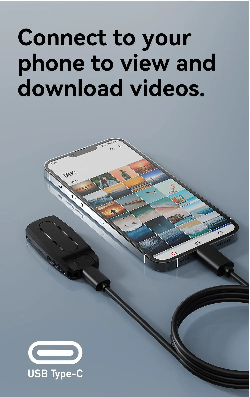 Caméra Mini Portable 1080P pour Enregistrement Clair et Discret