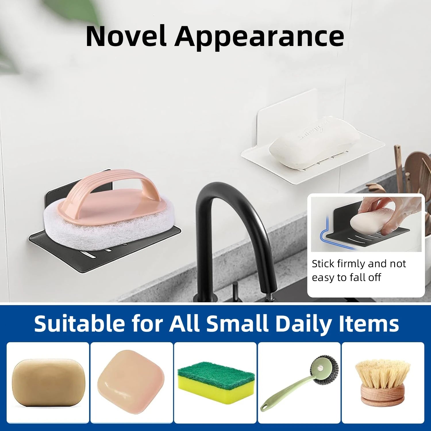 Aluminum Alloy Soap Holder Bathroom Soap Dish With Drain Water Wall Mounted Soap Box Bathroom Accessories