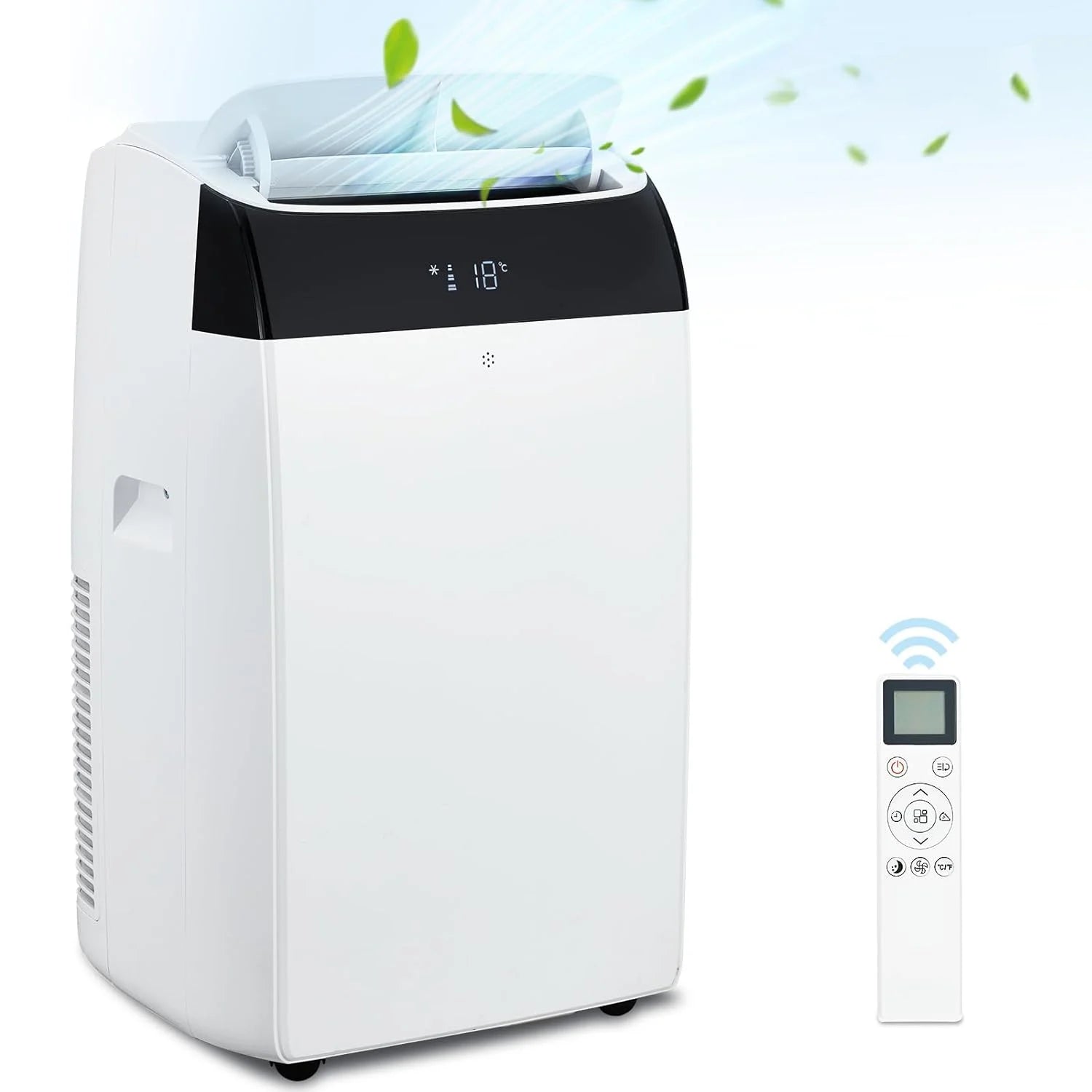 14000 BTU Portable Air Conditioner 3-in-1 with Remote Control and Sleep Mode