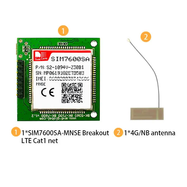SIM7600SA-MNSE LTE Cat1 4G Mini jadrová doska s GNSS
