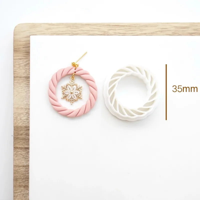 Polymeer klei cutters — Twist & Braids vormopties