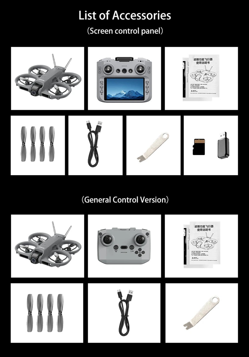 Camera Drone - Standard and Screen Controller Options