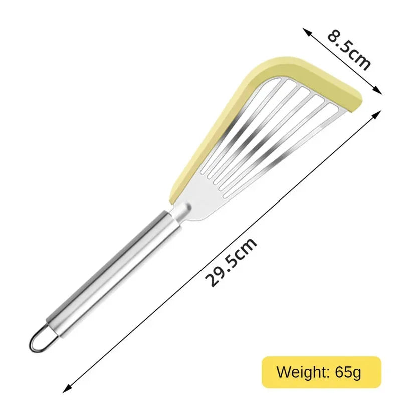 Kitchen Turner, Silicone/Steel Style Options