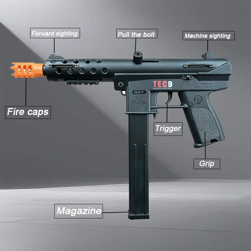 Rechargeable Toy Gun for Indoor and Outdoor Team Games