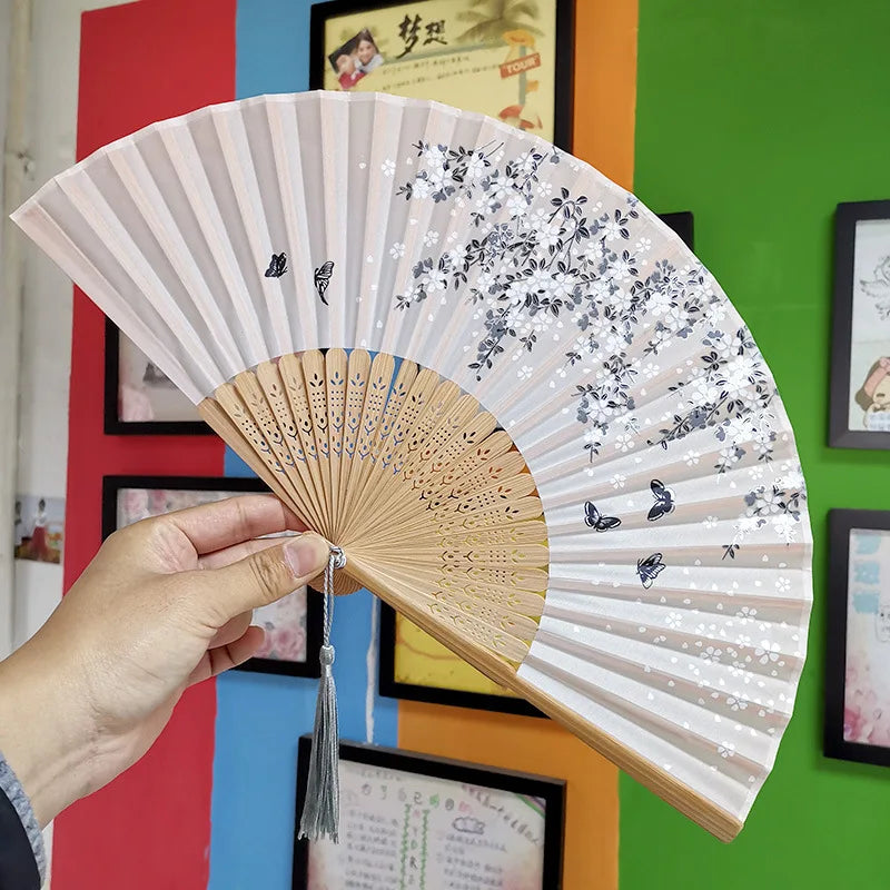 Folding Bamboo Hand Fan in Chinese Style