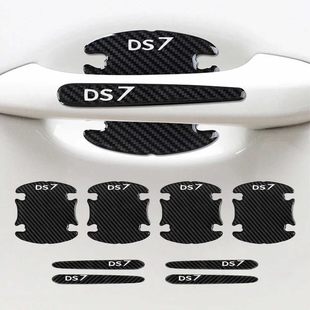 Protectores para el borde de las puertas del coche, para modelos DS y Citroën, juego de 4 piezas