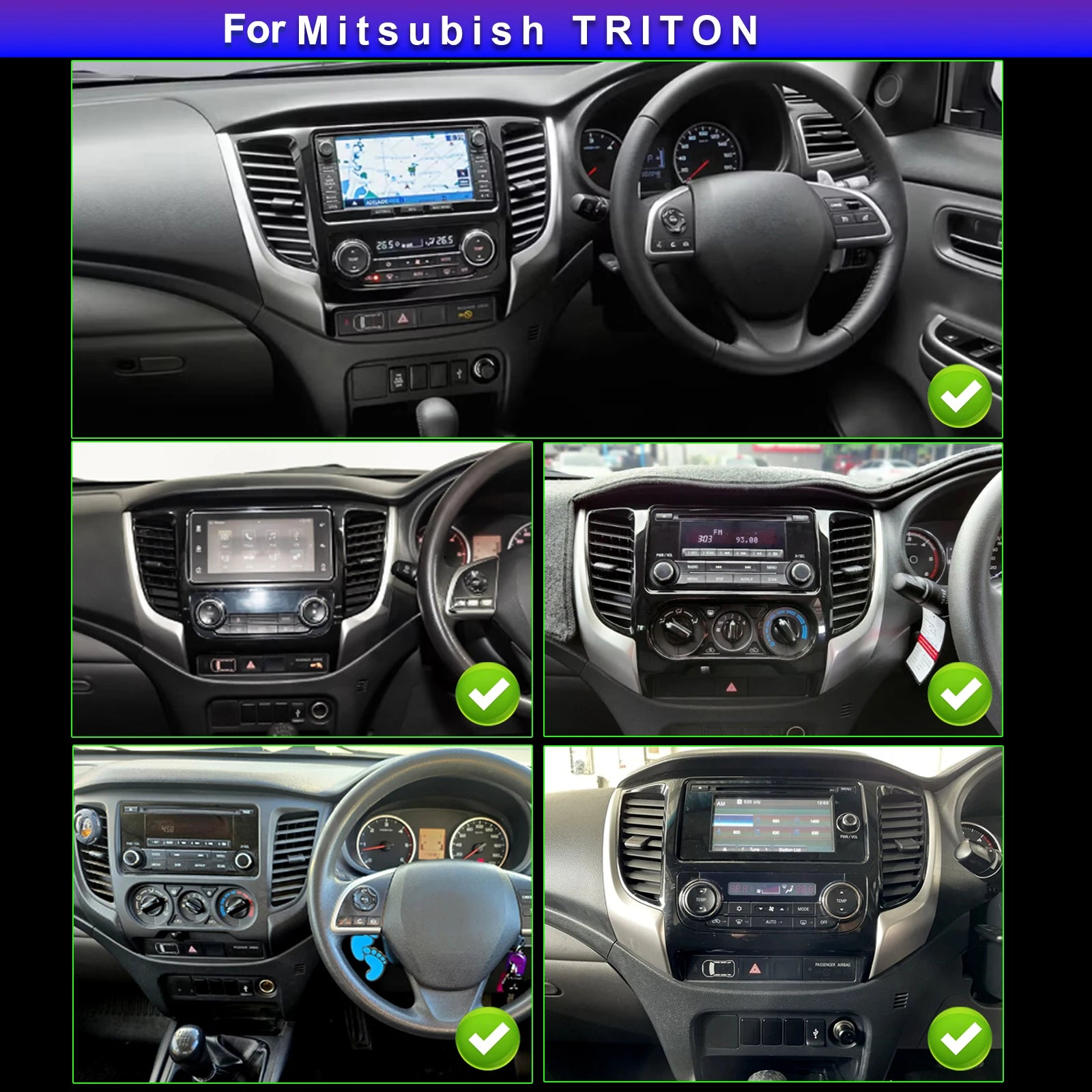 7inch Android Car Stereo with 2GB RAM, 64GB ROM and GPS Navi