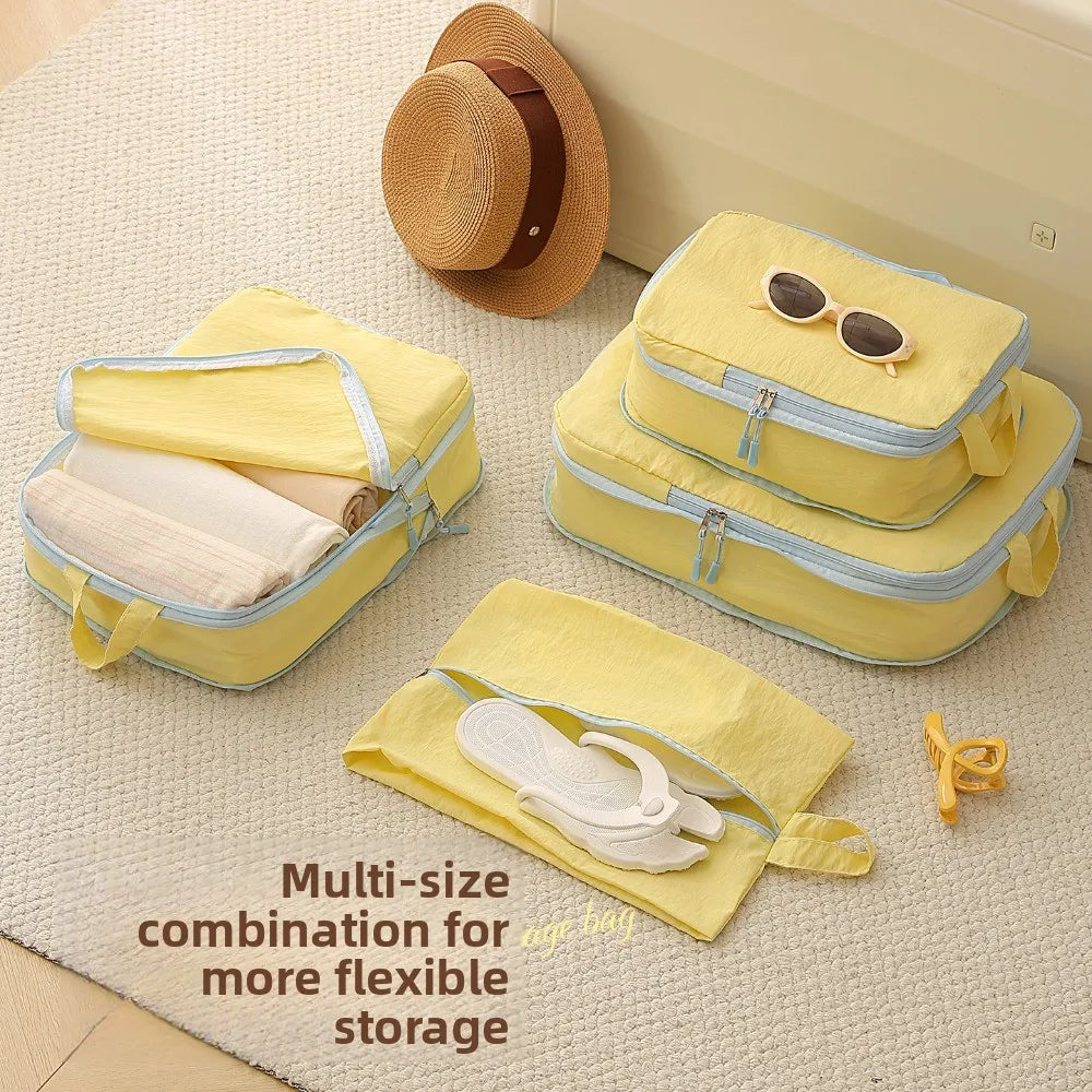 Four-Piece Taslan Travel Packing Set